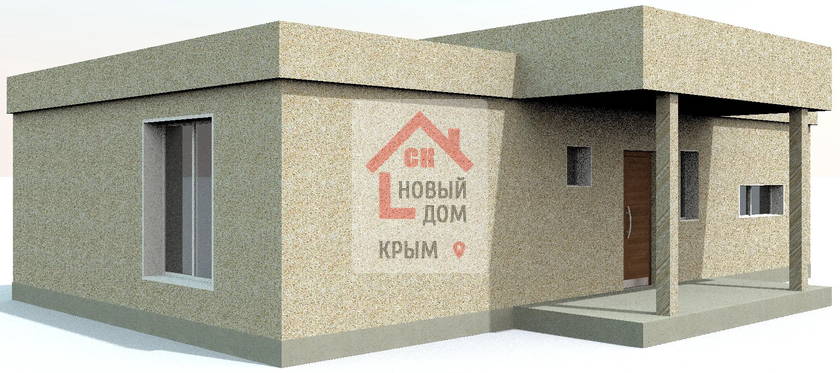 Проект НД-4802-2 дом 116 м.кв 3 спальни хайтек