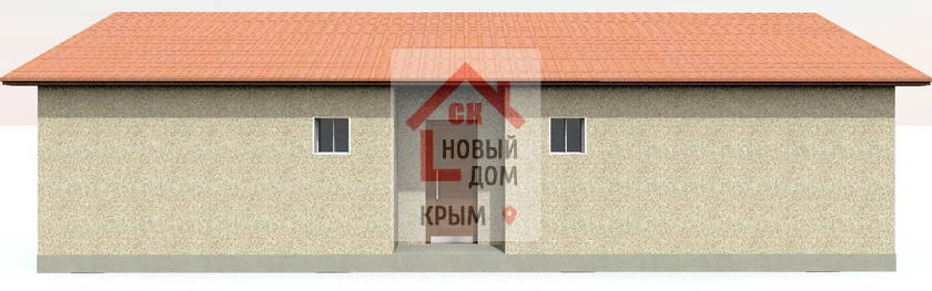 Проект НД-9961 дом 100 м.кв из газобетонных блоков
